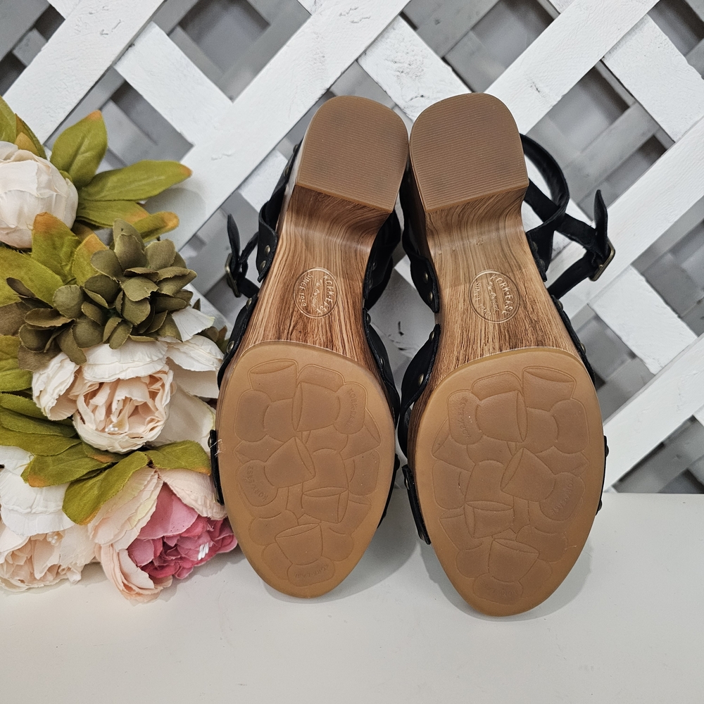 Kork Ease Black Comfort Sandals with Cork Sole Size 10 NWOT - Picture 6 of 10